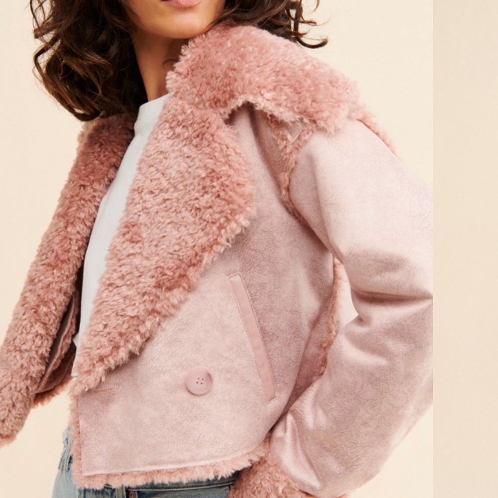 NVLT Blush Teddy Jacket - Picture 2 of 3